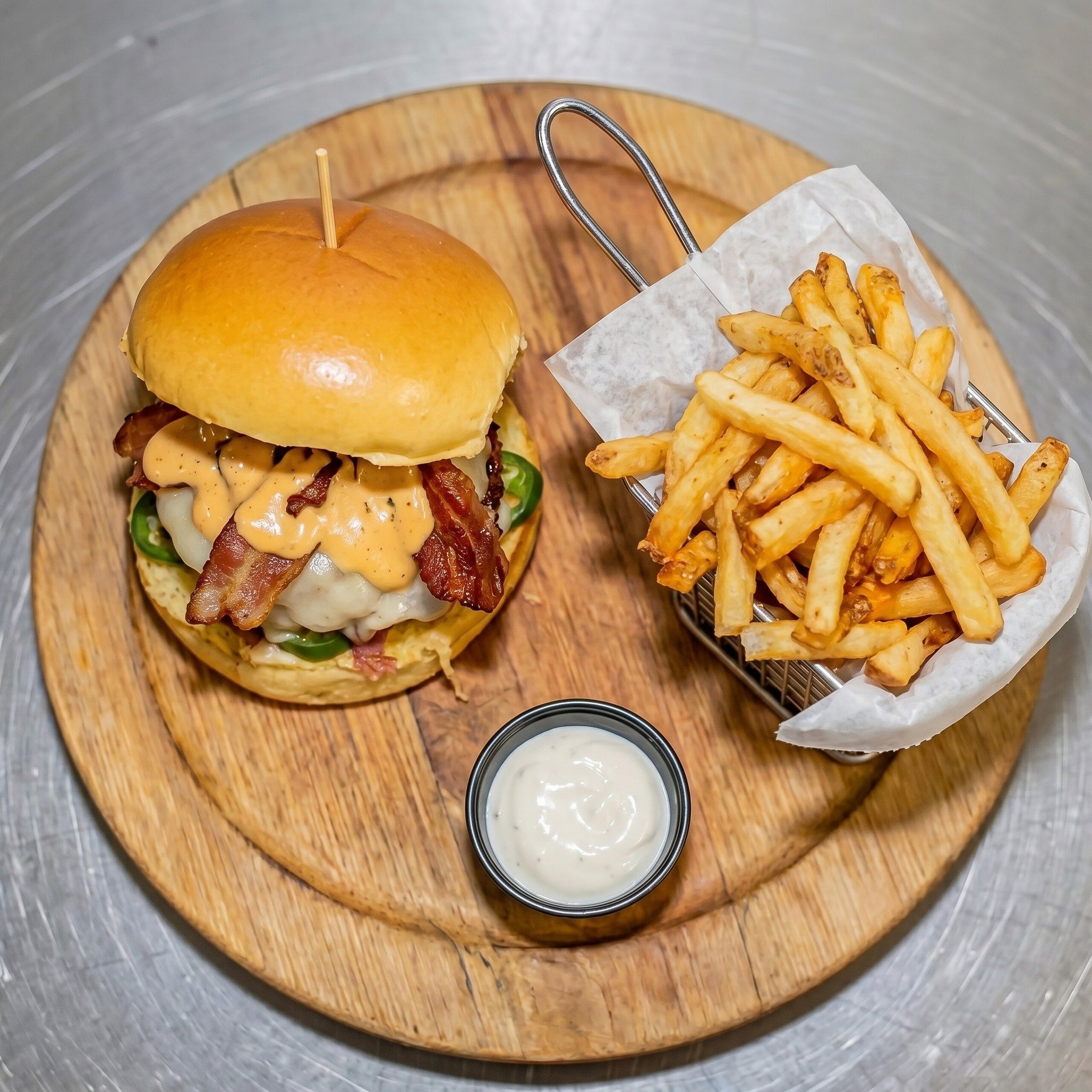 Fire Island Burger.