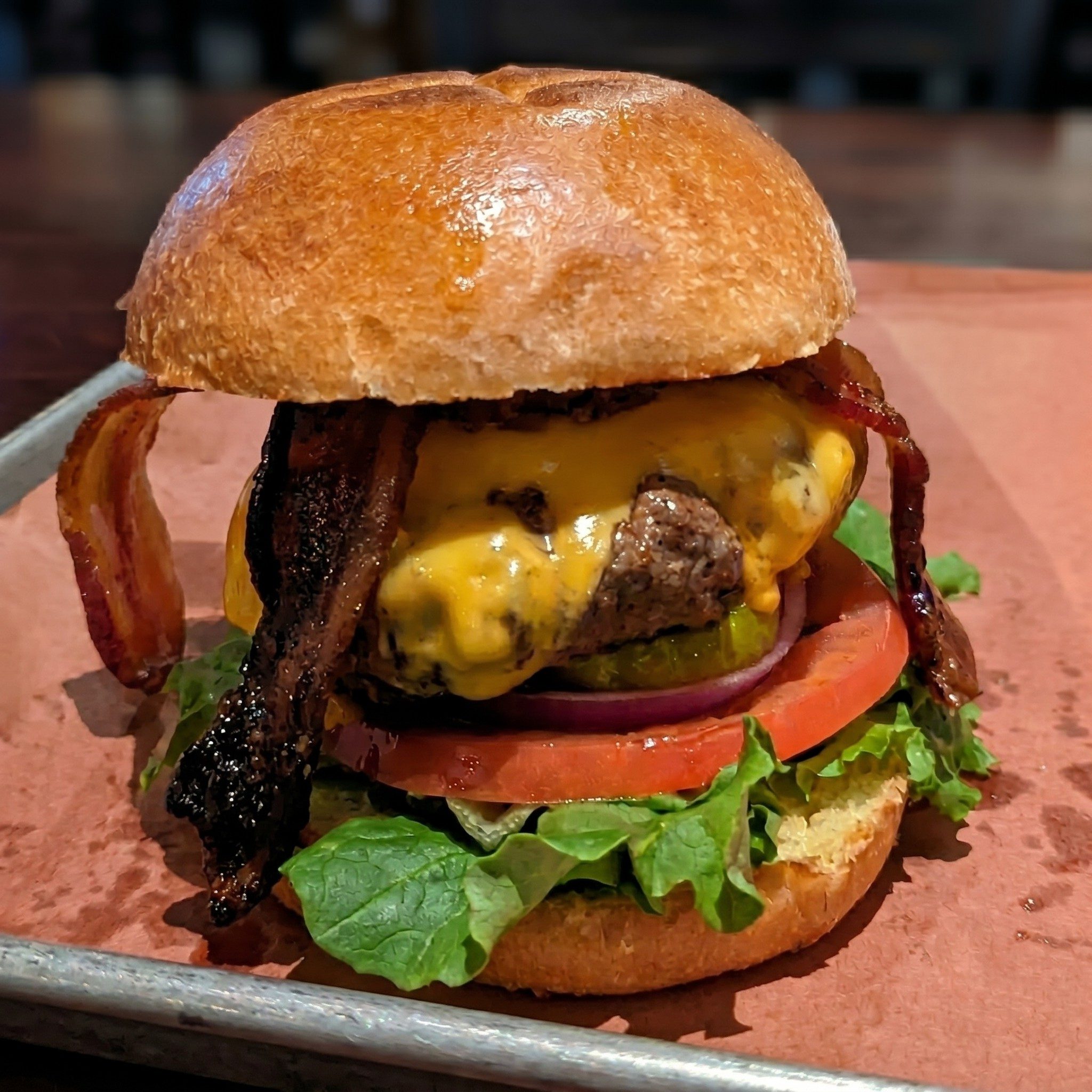 Bacon on Bacon Burger.