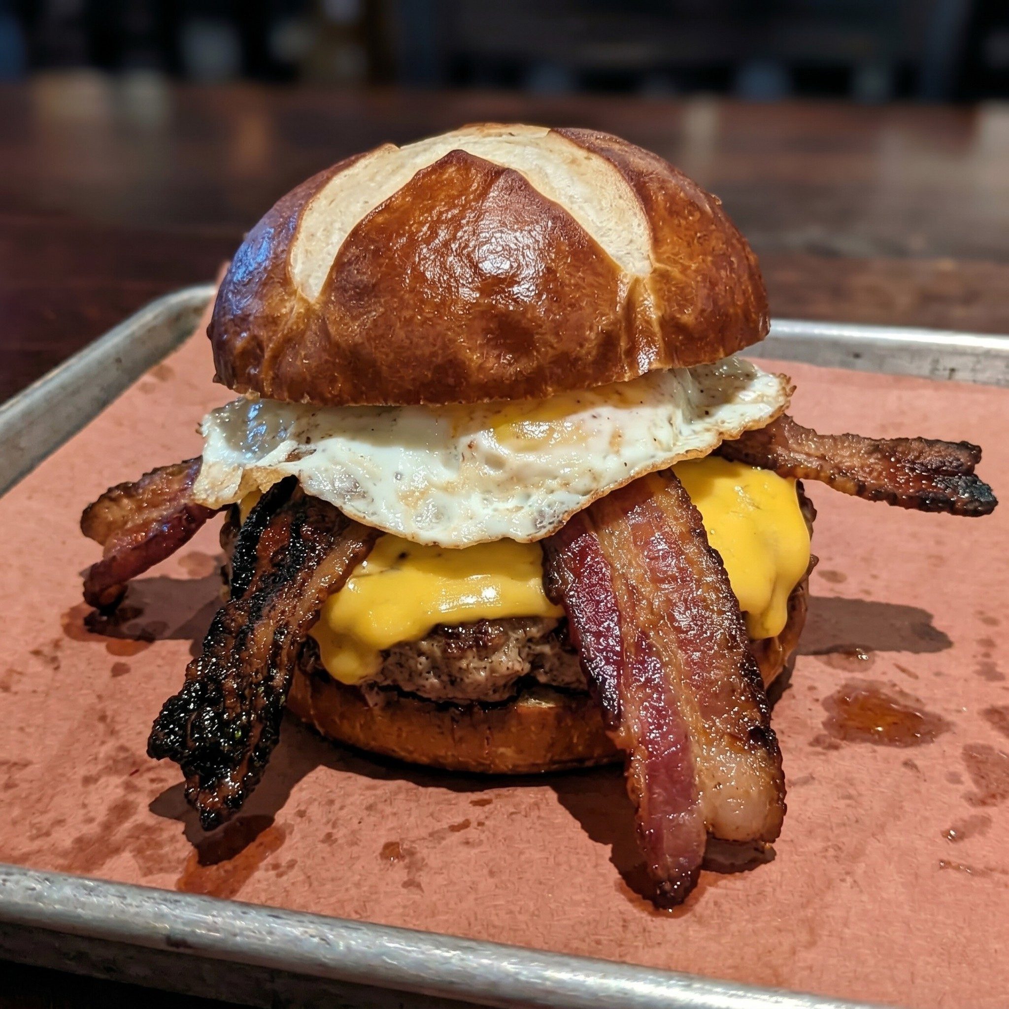 Breakfast Burger.